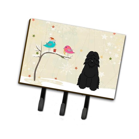 Carolines Treasures Christmas Presents Between Friends Bouvier Des Flandres Leash or Key Holder BB2546TH68